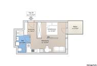 TINY APARTMENT - Gut vermietete und komplett in den Innenhof gelegene Balkonwohnung | MV bis 2027