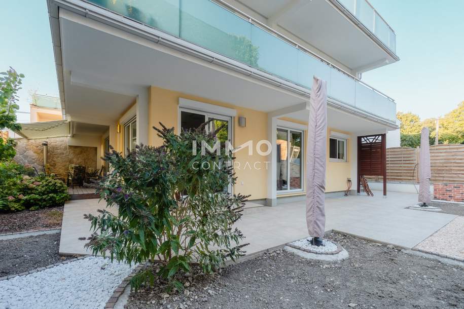 Wohnen, wo andere ihre Freizeit genießen; Traumhaftes Gartendomizil bei der Alten Donau mit 235m² Freifläche. Nur 400 Meter zum Wassser!, Wohnung-kauf, 789.000,€, 1220 Wien 22., Donaustadt