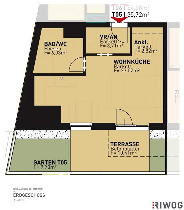 Erstbezug Alte Donau I Fertigstellung 08/26