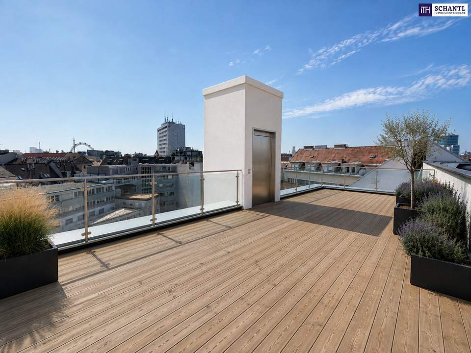 ++ PENTHOUSE DE LUXE ++ Eine Rarität auf dem Wiener Immobilienmarkt! Mit dem Lift auf die eigene Dachterrasse