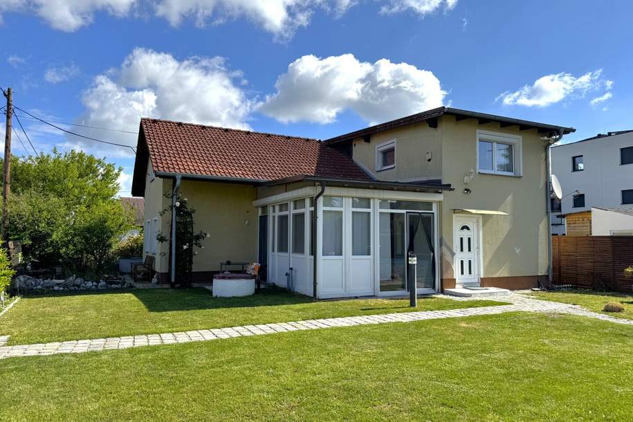 Großzügiges Haus mit und oasenhaftem Garten, Wintergarten und optionaler Garage in Gerasdorf bei Wien, Haus-kauf, 469.900,€, 2201 Korneuburg
