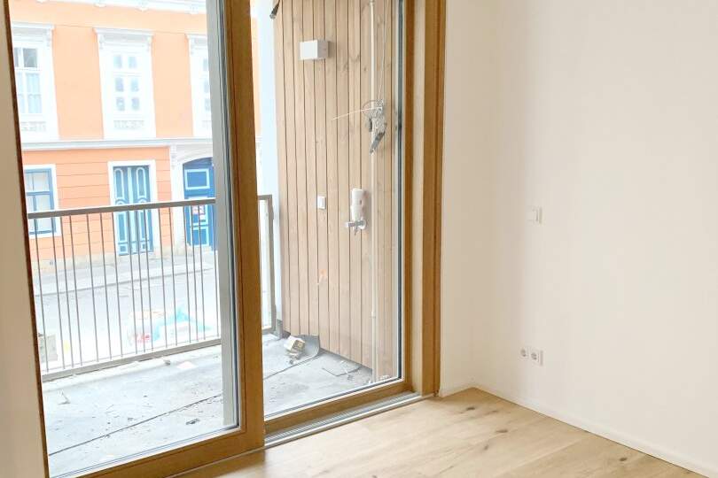 TOPLAGE und ERSTBEZUG: Straßenseitige, moderne 2-Zimmerwohnung mit Loggia! Besichtigung ab Februar 2025 möglich!, Wohnung-miete, 1.499,16,€, 1070 Wien 7., Neubau