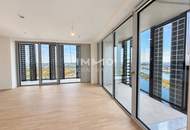 DC2 Tower: Donauinsel - Panorama über Innenstadt & Donau 3-Zimmer-Eckwohnung mit zwei Loggien