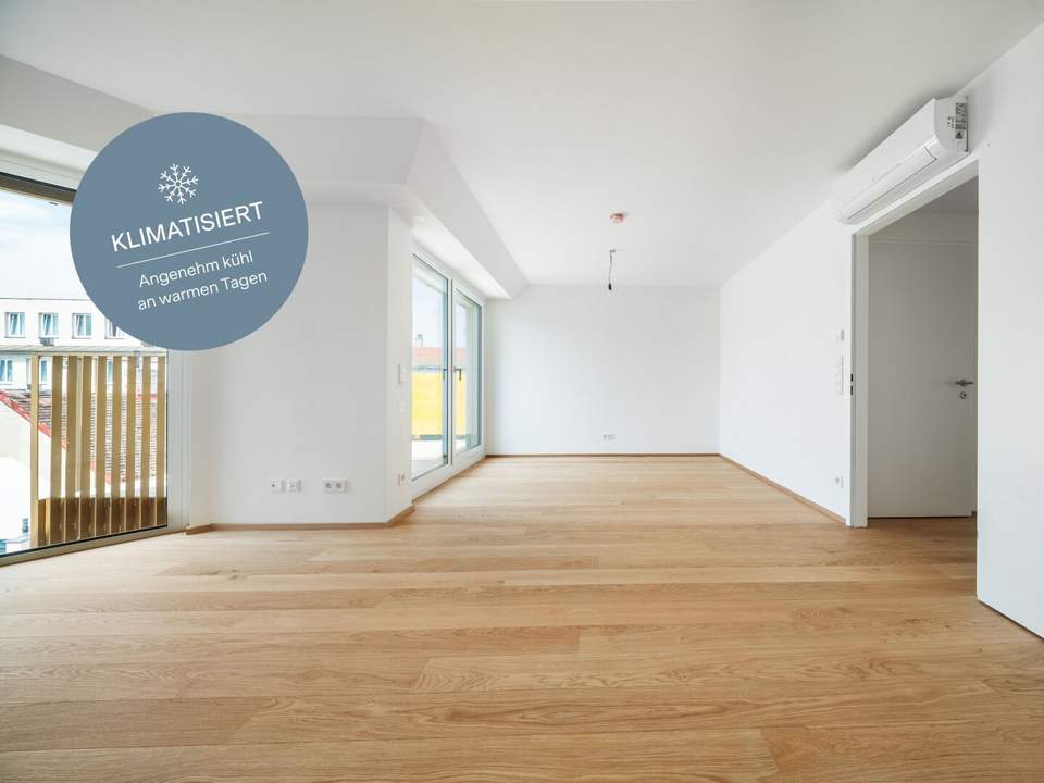 Nachhaltiges Wohnen beim Yppenplatz - Großzügige Dachgeschosswohnung - 3-Zimmer-Wohntraum