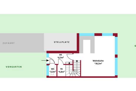 Elegante Neubauten: Erstbezug mit Garten, Terrasse und Luftwärmepumpe | Helle und moderne Räume | Hochwertige Ausstattung | Parkplatz, Haus-kauf, 599.000,€, 1220 Wien 22., Donaustadt