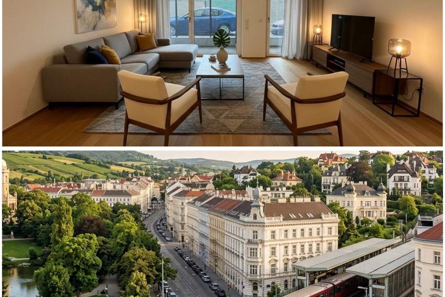 Moderne 2-Zimmer-Wohnung mit Loggia im 18. Bezirk – 60m², EG, Lift, Miete €1.375, Wohnung-miete, 1.375,00,€, 1180 Wien 17., Hernals