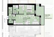 Gemütliche 2-Zi-Whg Erstbezug mit Balkon, Tiefgarage &amp; U-Bahn-Nähe in Aspern!