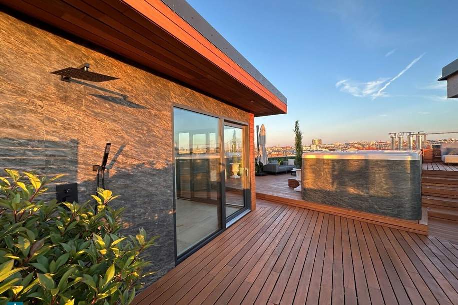 Ausblick!!! Penthouse mit 360° Blick über Wien mit Luxus Dachterrasse, Wohnung-kauf, 1.890.000,€, 1120 Wien 12., Meidling