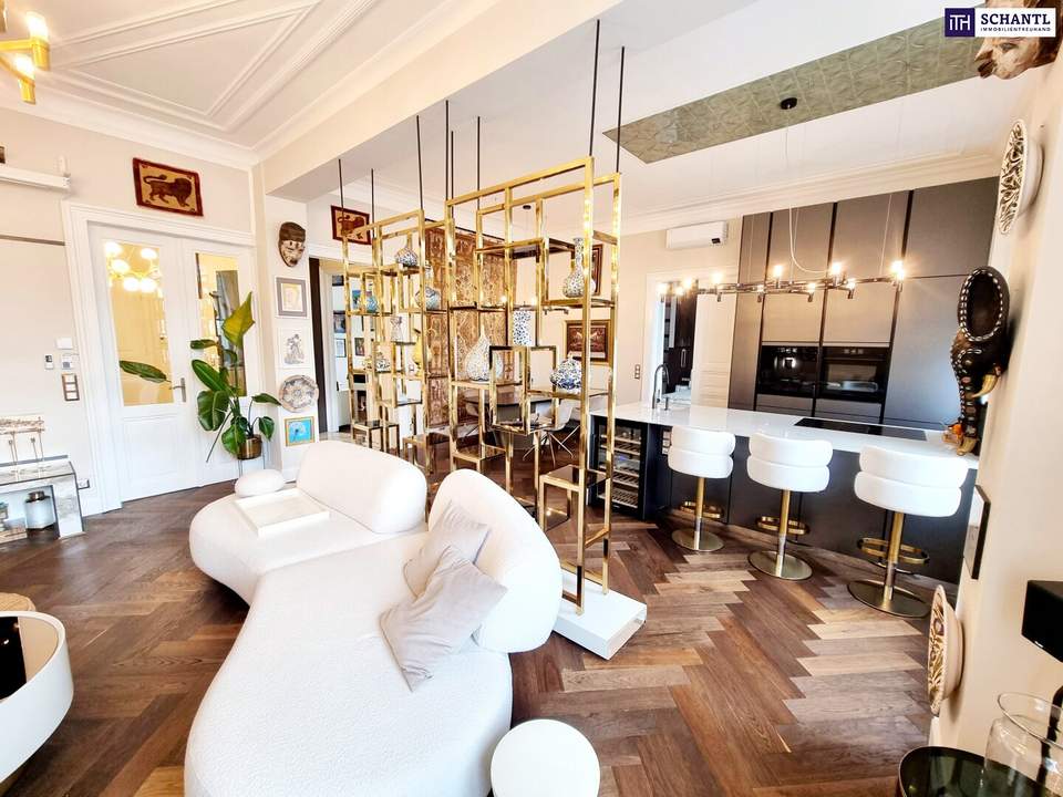 Das Besondere... Ihre exklusive Luxusresidenz am Wiener Naschmarkt- Park! Viel Liebe zum Detail + Hochwertig möbliert + Design + Eleganz! Alles was das Herz begehrt.... Aber Vorsicht - Sie werden sich verlieben!