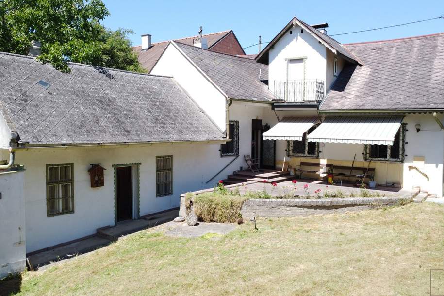 DB IMMOBILIEN | Großes Grundstück ° Bauland-Agrar Widmung ° mit viel Potenzial und sanierungsbedürftigem Haus zu kaufen!, Haus-kauf, 630.000,€, 2213 Mistelbach