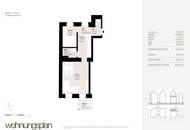 Komfortable 2-Zimmer-Wohnung mit getrenntem WC
