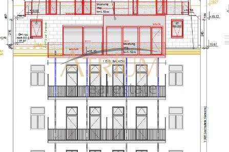 Rohdachboden mit Baugenehmigung für 3 hochwertige Maisonette-Wohnungen, Wohnung-kauf, 547.000,€, 1140 Wien 14., Penzing
