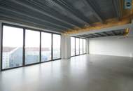 The View! Atemberaubendes Penthouse Loft mit Dachterrasse samt Wien-Panorama-Blick in der Brotfabrik Wien!
