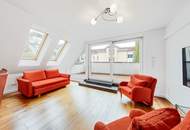 Freiraum über dem Servitenviertel: Großzügige DG-Maisonette mit herrlicher Aussicht und zusätzlichem Studio