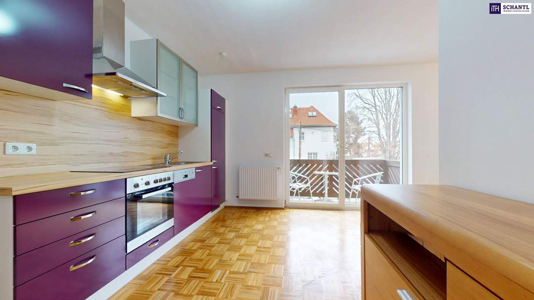 Attraktive 2-Zimmer-Wohnung mit Balkon & niedrigen Betriebskosten – Graz-Puntigam