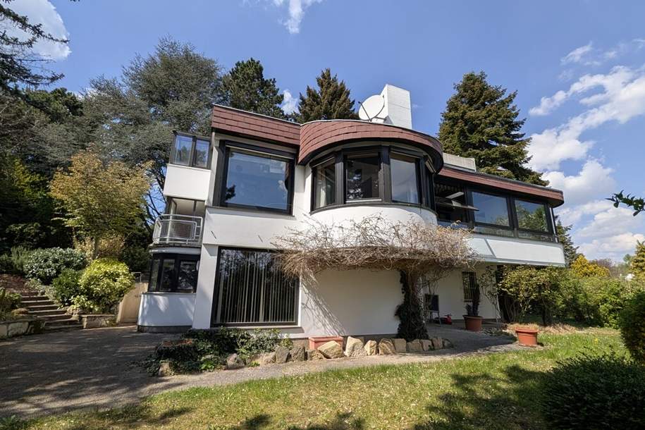 1170 AM HEUBERG: GROßZÜGIGER FAMILIENWOHNSITZ MIT INDOORPOOL, WELLNESS, GARTEN &amp; WIEN-BLICK, Haus-kauf, 2.250.000,€, 1170 Wien 17., Hernals