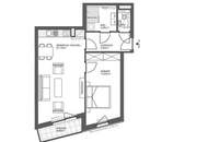 2-Zimmer-Wohnung mit moderner Küche, Balkon und Lift