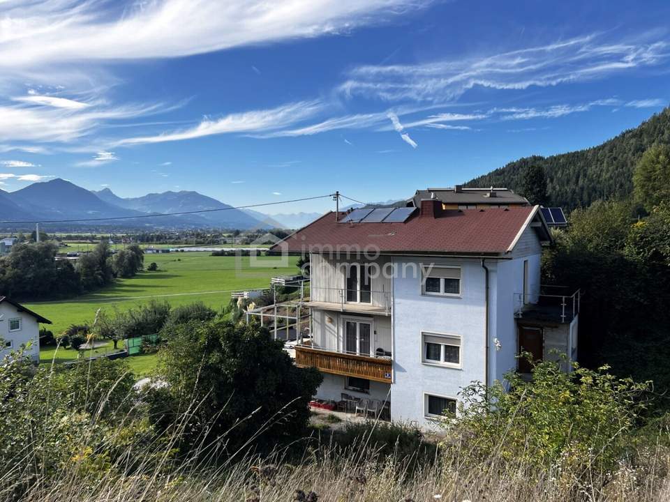 Großes renovierungsbedürftiges Ein- bis Zweifamilienhaus in Weissenstein bei Villach mit Fernblick