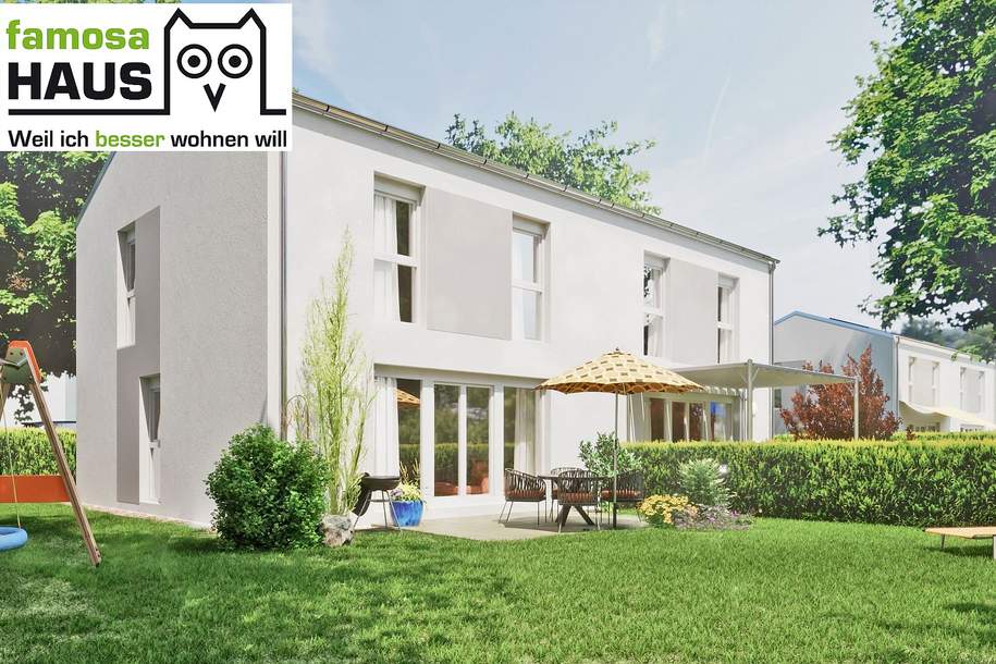Wohnbaugeförderte Doppelhaushälfte mit Vollunterkellerung und 4 Zimmer zum Bestpreis, Haus-kauf, 359.900,€, 2124 Mistelbach