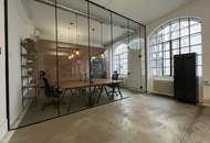 Modernes Loft-Büro in historischer Seidenfabrik – einzigartiger Backsteincharme &amp; hochwertige Ausstattung
