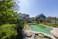 Mediterranes Wohngefühl im Weinviertel – Traumhaus mit Naturpool &amp; Weitblick