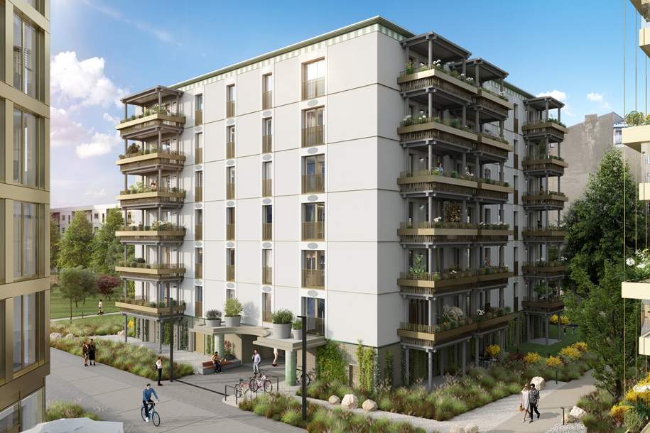 Nachhaltige Architektur mit Zukunft, Wohnung-kauf, 372.000,€, 1020 Wien 2., Leopoldstadt