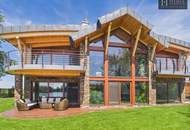 An Exceptional Waterfront Retreat with Private Beach and Unrivaled Privacy
