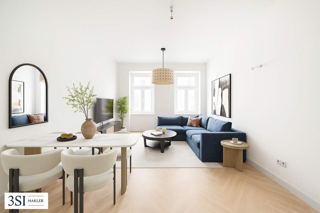 Stilvoller Altbau trifft modernen Luxus – Exklusives Wohnen mit Balkon