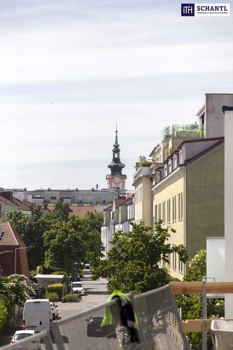 *Early Bird* Aktion!!! Penthouse-Feeling im DAS WEGL: Großzügige 2-Zimmer-Dachgeschoßwohnung mit sonniger Terrasse und erstklassiger Infrastruktur!