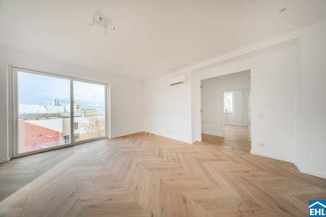 Exklusives Dachgeschossjuwel nahe Alois-Drasche-Park – Erstbezug mit großzügiger Terrasse!, Wohnung-kauf, 1.275.000,€, 1040 Wien 4., Wieden