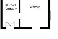 Sanierungsbedürftige 1-Zimmer-Altbauwohnung mit Entwicklungspotenzial