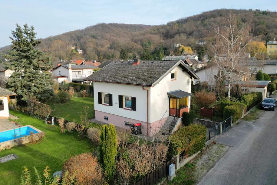 Sanierungsbedürftiges Einfamilienhaus in idyllischer Lage beim Wienerwald in Wördern, Haus-kauf, 320.000,€, 3423 Tulln