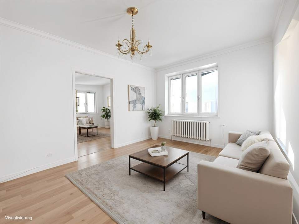 NASCHMARKT sowie U4 + U1 in wenigen Gehminuten I MACH WAS DRAUS: 40m² große Wohnküche bzw. bis 5 Zimmer möglich I ruhige Lage