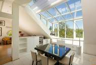 Gartentrakt in Grinzing: Penthouse auf Jahrhundertwendehaus mit großen Terrassen und Grünblick