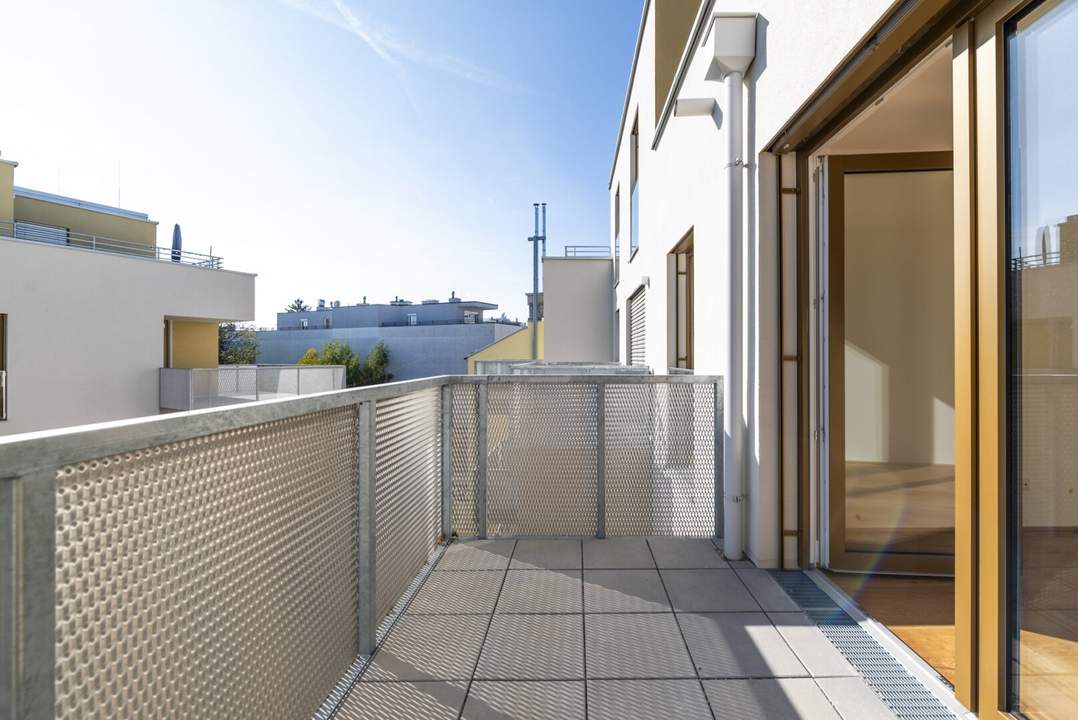 Erstbezug! Lichtdurchflutete 2-Zimmer-Wohnung in Toplage | Mit Balkon und Grünblick