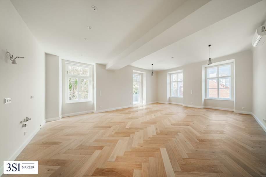 Wohnen beim Schloss Belvedere: Klimatisierter Erstbezug im Stilaltbau mit 2 Balkonen!, Wohnung-kauf, 1.195.000,€, 1040 Wien 4., Wieden