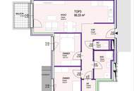 3 Zimmer Wohnung mit Balkon und durchdachter Raumaufteilung – kompakt, modern und hell!