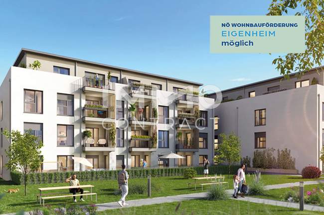Alleine oder zu Zweit! Neubau und Provisionsfrei!, Wohnung-kauf, 187.500,€, 3100 Sankt Pölten(Stadt)