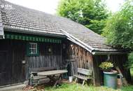 Altes Stein-Holzblockhaus mit großem Garten in idyllischer Lage - perfekt für Naturliebhaber und Golfer!