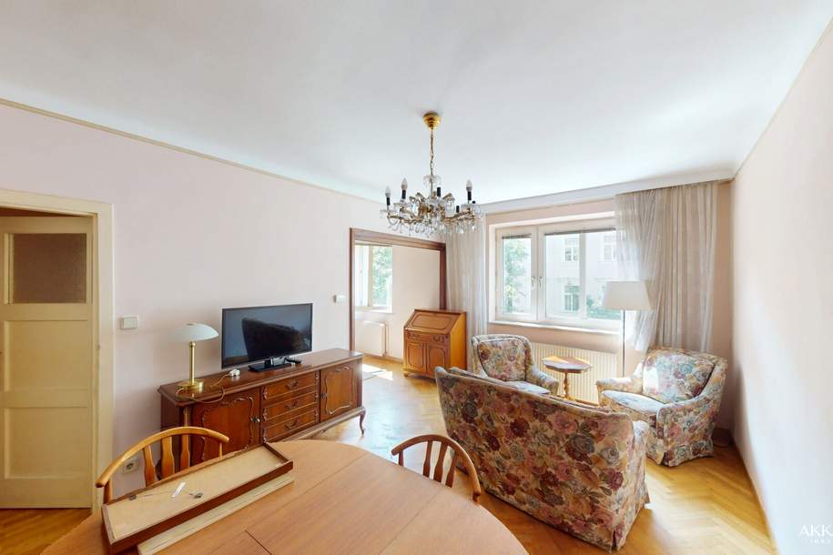 Zentral. Ruhig. Teilbar. Eigentumswohnung nahe Karlsplatz & TU Wien, Wohnung-kauf, 499.000,€, 1040 Wien 4., Wieden