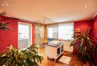 Stilvolles Wohnen im Grünen – Maisonette mit Aussicht &amp; Biotop in Toplage