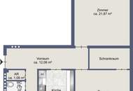 helle ca. 74 m² Wohnung mit westseitiger Loggia !