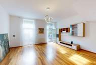 Maisonette mit Garten in renoviertem Backsteinbau – hell, modern, zentral