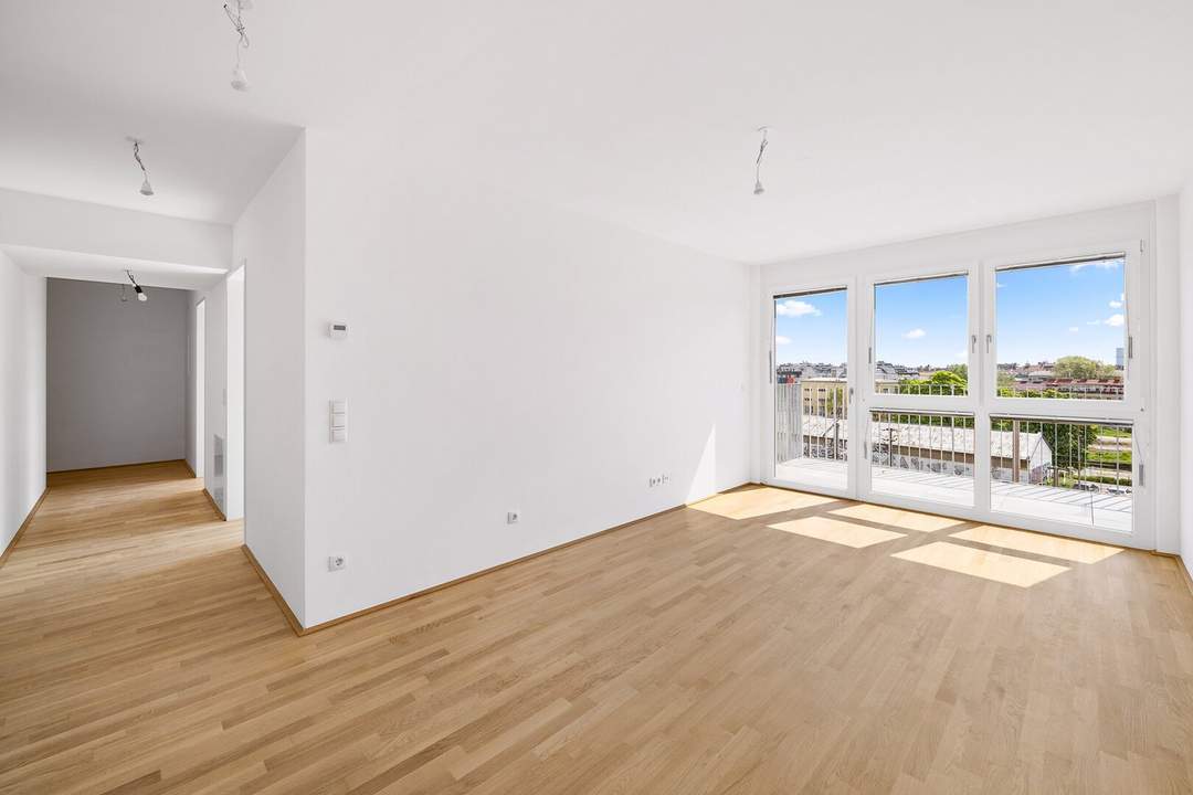 NEUBAU - TOPPREIS - DACHWOHNUNG - TERRASSE - Sehr gut aufgeteilte 61,91 m² Eigentumswohnung (3 Zimmer) + Terrasse - Top 51