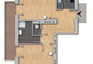 Zentrale 2-Zimmer-Wohnung mit Balkon und Altstadt-Panorama