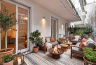 Klimatisierte, sonnige Gartenwohnung in repräsentativem Palais im Botschaftsviertel nächst Schloss Belvedere!