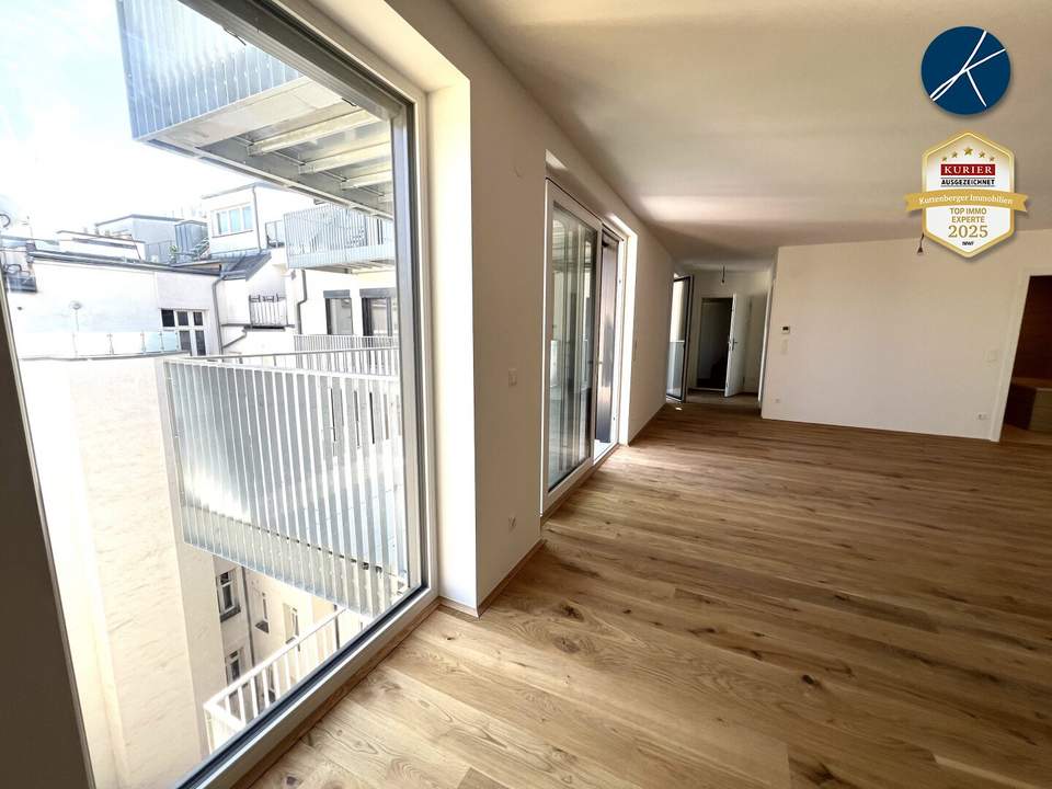 *Superprojekt: ''Über den Baumwipfeln" TOP 46 - 4 Zimmer mit ÜBERDACHTEM BALKON (17,5 m²)