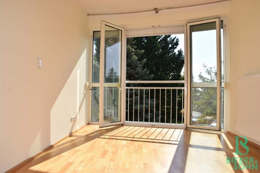 Wunderschöne, sonnige Wohnung mit französischem Balkon - Blick ins Grüne - Garten - Stellplatz! Auch als Privatordination geeignet!, Wohnung-miete, 1.295,00,€, 2345 Mödling