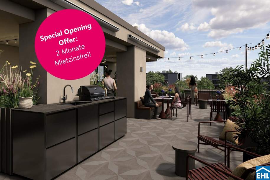 Special Opening Offer: 2 months rent-free!, Wohnung-miete, 2.434,10,€, 1200 Wien 20., Brigittenau