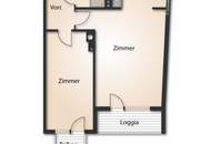 2-Zimmer-Stadtwohnung mit Loggia und Balkon in Praterstraße